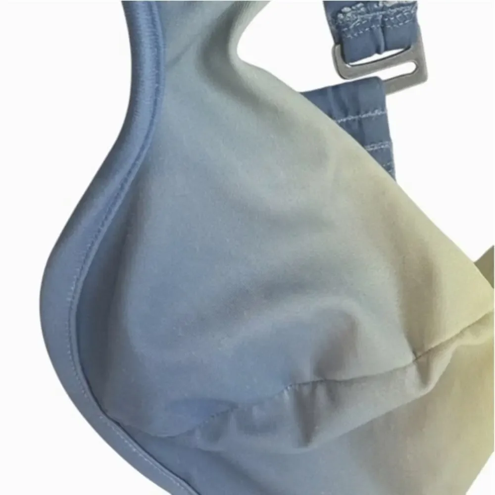 Lovers and Friends Danya Bikini Top in Yellow & Blue Ombre Full Width Wired M